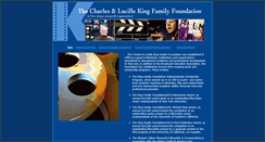 Desktop Screenshot of kingfoundation.org