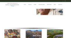 Desktop Screenshot of kingfoundation.com